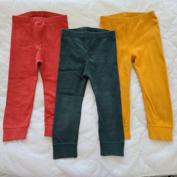 Hanna Andersson Other - 3T Hanna Ribbed Leggings BUNDLE Fall colors